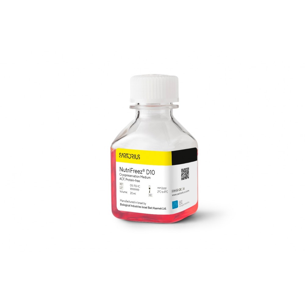 NutriFreez™ D10 Cryopreservation Medium - Roztwór do mrożenia komórek, cGMP, 20 ml