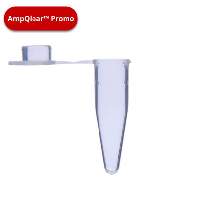 AmpQlear™ PCR tubes, pp clear flat cap 0.2ml , DNase/RNase free - Probówki PCR 0,2ml, płaskie wieczko, bez DNaz i RNaz, ABDOS, 1000 szt.